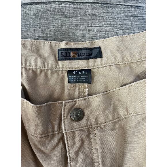 5-11 Tactical Men's Cotton Canvas Cargo Pants 44X30, Coyote. Style# 74251 - Picture 3 of 10